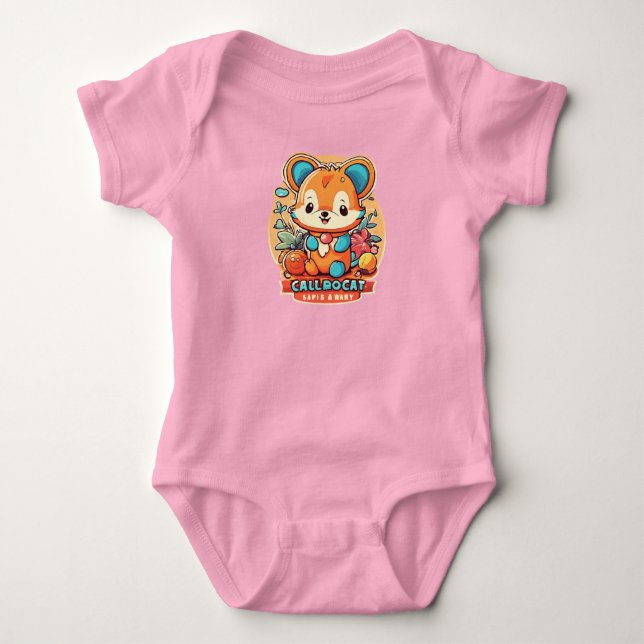 Playful Threads: Clothing Kids Love to Wear Baby Bodysuit (Front)