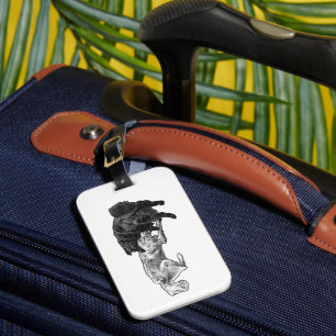 Playful Travels, Dotted Scene Luggage Tag