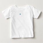 Playful Two Toned Blue Bird Baby T-Shirt