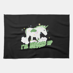 Playful Unicorn Kitchen Towel