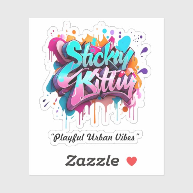 “Playful Urban Vibes” Sticker (Sheet)