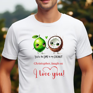 Playful Valentine Funny Food Gift for Him T-Shirt