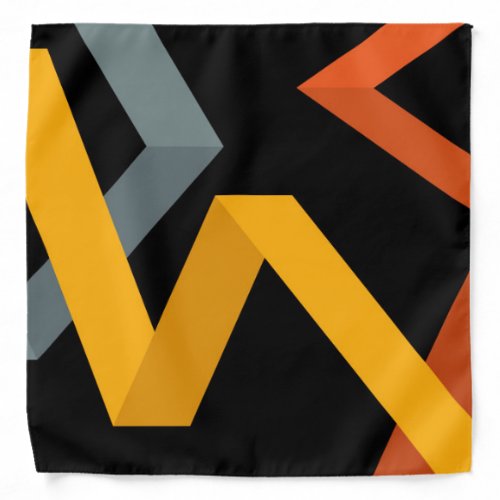 PLayful vibrant modern urban graphic ways Bandana