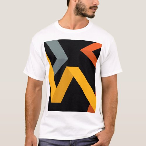 PLayful vibrant modern urban graphic ways T_Shirt