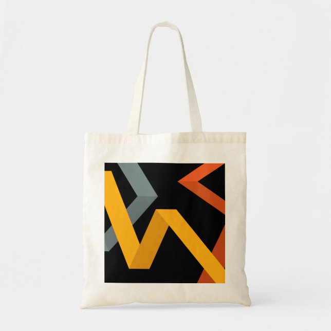 PLayful, vibrant, modern, urban graphic ways Tote Bag (Front)