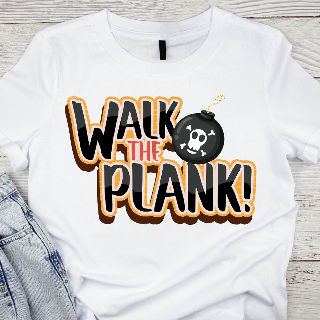 Playful Walk the Plank Bomb T-Shirt (Creator Uploaded)