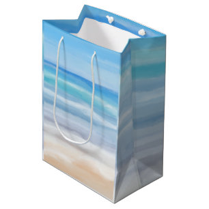 Playful Waves On A Sunny Day At The Beach Medium Gift Bag