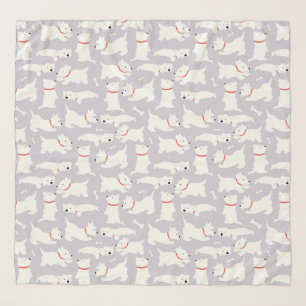 Playful Westie Scarf