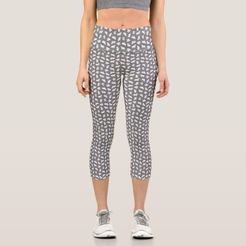 Playful Westies Capri Leggings