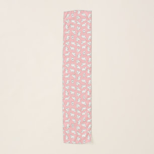 Playful Westies Chiffon Scarf