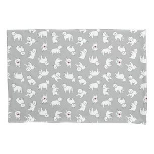 Playful Westies Pillowcase