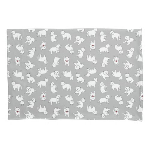 Playful Westies Pillowcase