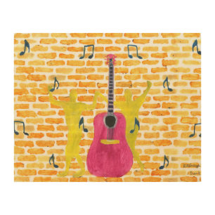 playful wood wall art