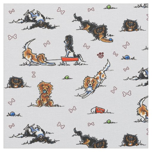Playground Cavalier CKCS Spaniels Oyster Fabric