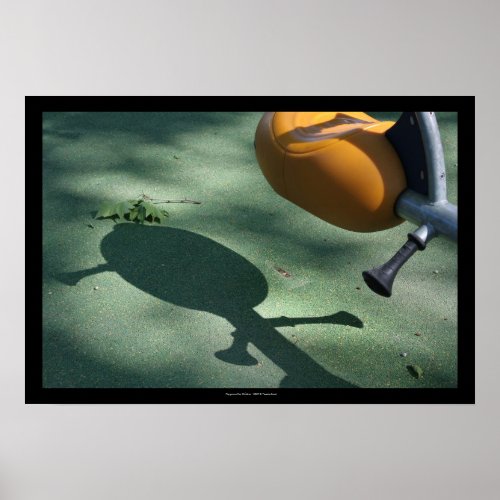 Playground for Children 15 Shadow Teeter_totter P Poster