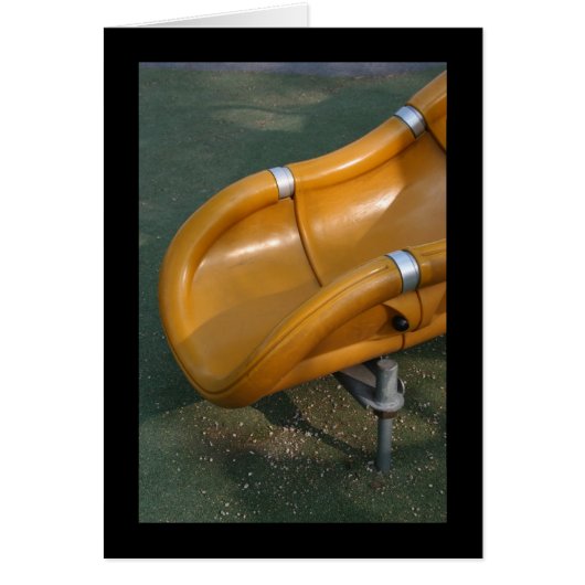 Playground for Children 32 Yellow Slide Card (Front)