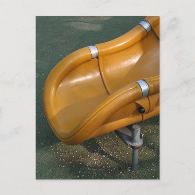 Playground for Children 32 Yellow Slide postcard (Front)