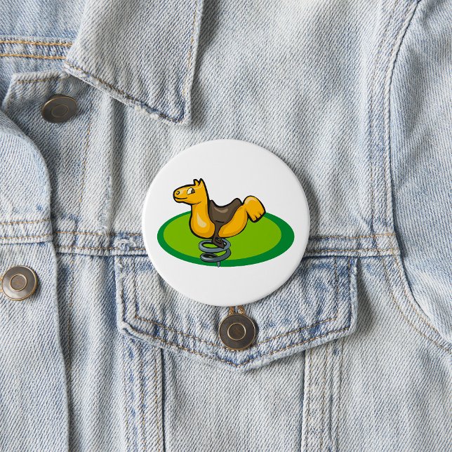 Playground Horse Spring Rider Button (Creator Uploaded)