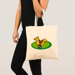 Playground Horse Spring Rider Tote Bag