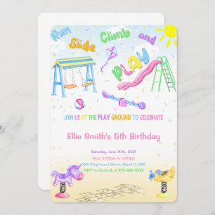 Playground Invitation