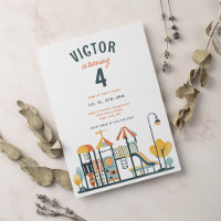 Playground Kids Birthday Party Invitation