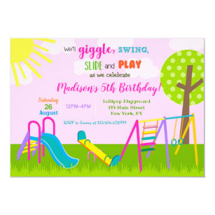 Playground Invitations | Zazzle