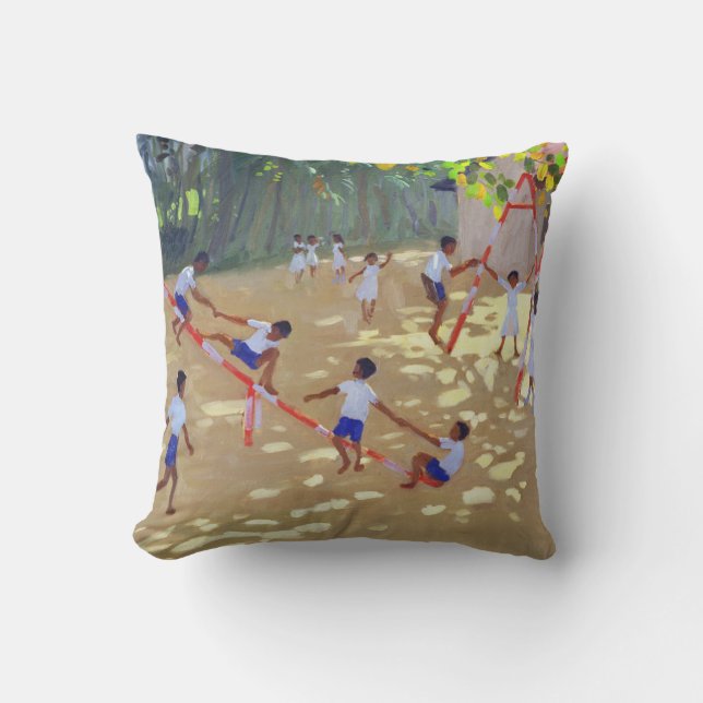 Playground Sri Lanka 1998 Throw Pillow (Front)