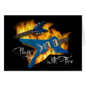 Playin with Fire Guitar (Front Horizontal)