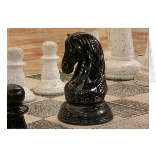 Playing a game of Chess Cards (Front Horizontal)