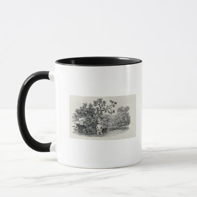 Playing a Salmon Mug (Left)