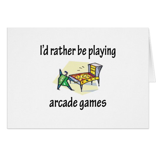 Playing Arcade Games Cards (Front Horizontal)