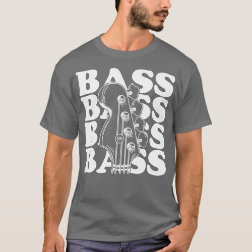 Playing Bass Design for a Bass Guitar Player T_Shirt