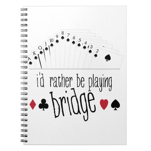 Playing Bridge Notebook