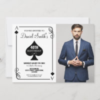 Playing Card Birthday Ace Vegas Casino Photo