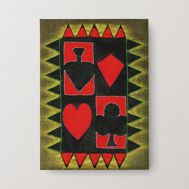 Playing card button (Front)