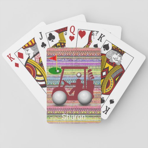 Playing Card Deck Golf Balls Golf