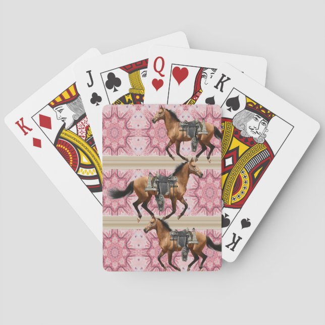 Playing Card Deck Horses (Back)