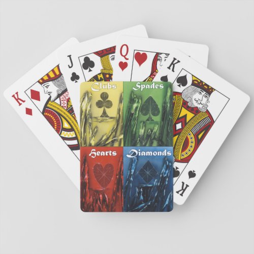 Playing Card Deck Suits