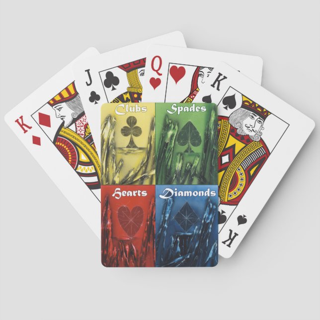 Playing Card Deck Suits (Back)