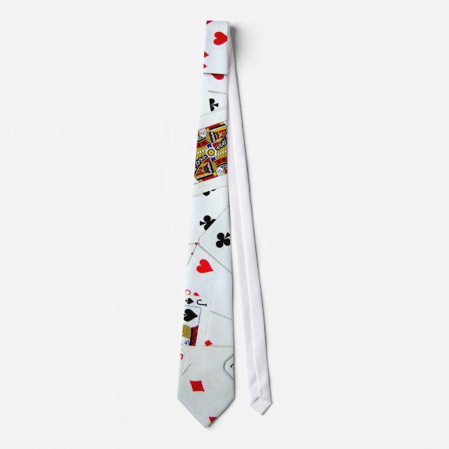 Playing Card games Neck Tie (Front)