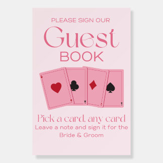 Playing Card Guest Book Sign