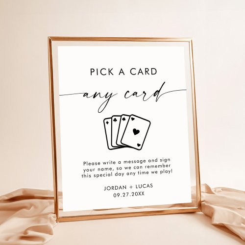 Playing Card Guestbook Wedding Guestbook Sign