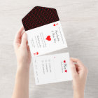 Playing Card Hearts Las Vegas Wedding All in One