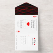 Playing Card Hearts Las Vegas Wedding All in One (Inside)