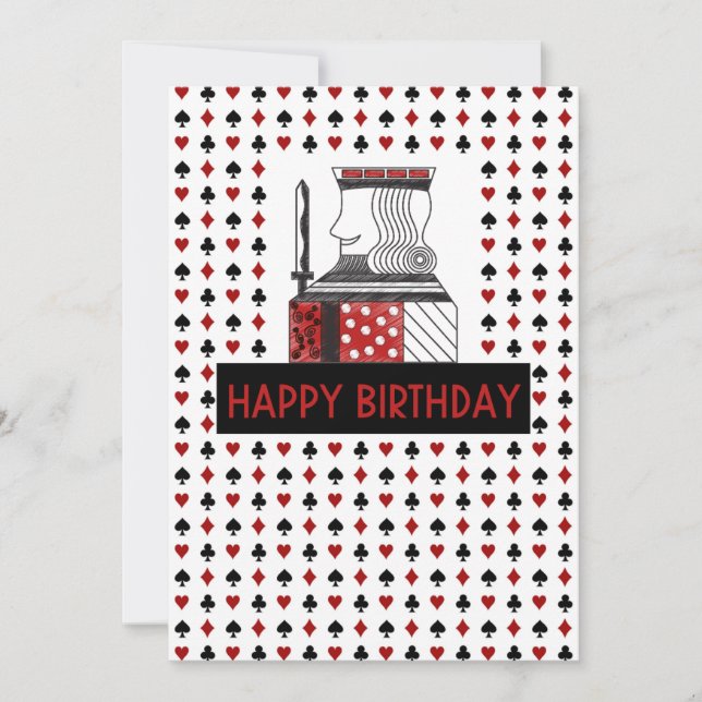 Playing Card JACK BIRTHDAY card (Front)
