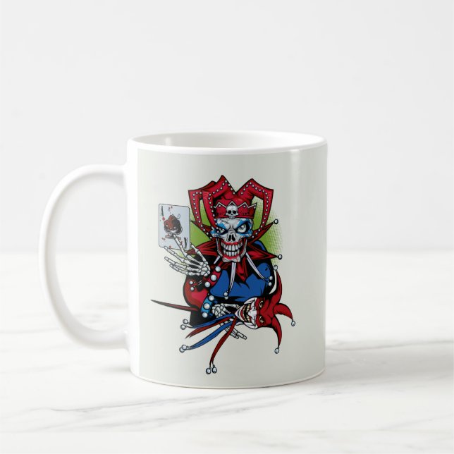 Playing card, Joker    Coffee Mug (Left)