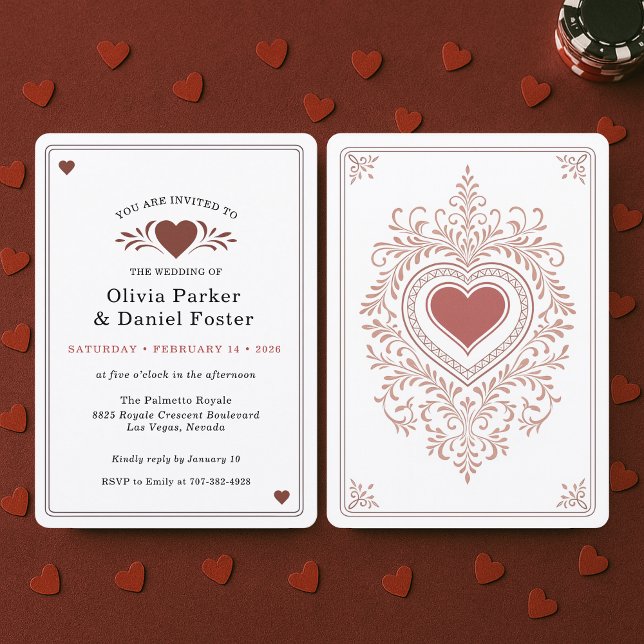 Playing Card Las Vegas Casino Wedding  (Creator Uploaded)