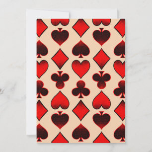 Playing card pattern