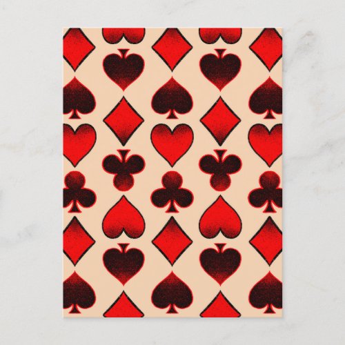Playing card pattern