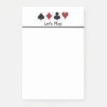 Playing Card Score Pad Post-it Notes
